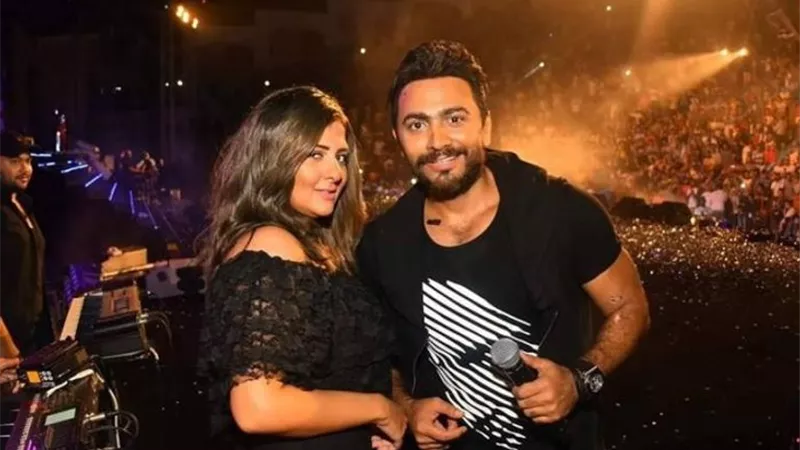 شذى تعتذر لتامر حسني وتعلن تصالحهما