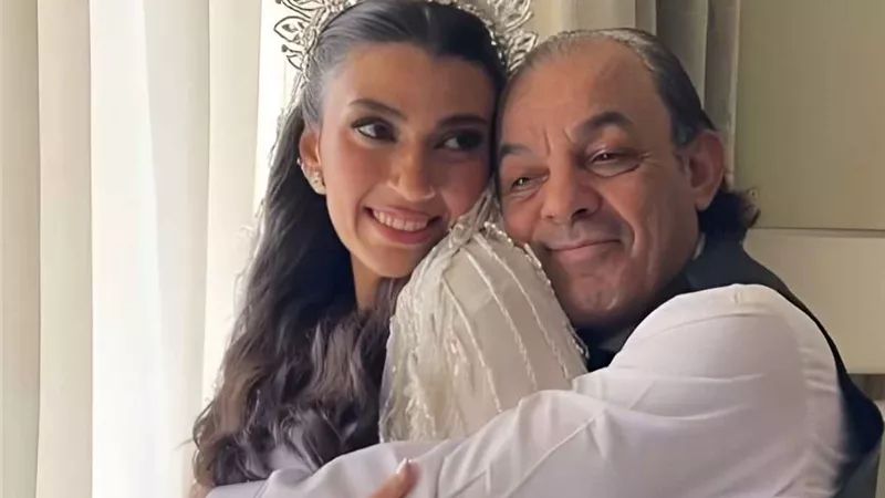 لقطات من حفل زفاف مريم ابنة الفنان علاء مرسى (صور) 