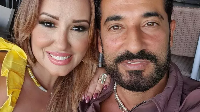 عمرو سعد يحتفل بعيد ميلاد زوجته بطريقة رومانسية 
