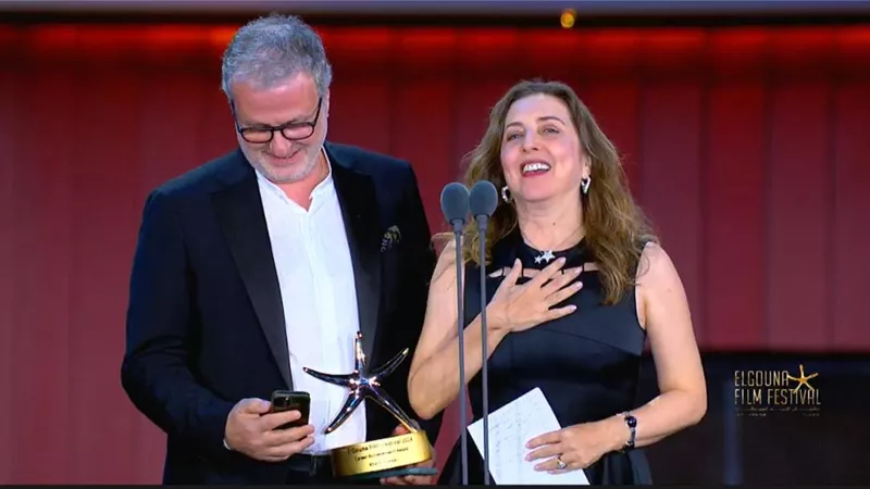 مهرجان الجونة السينمائي يمنح جائزة الإنجاز الإبداعي للفنانين اللبنانيين جوانا حاجي توما وخليل جريج 