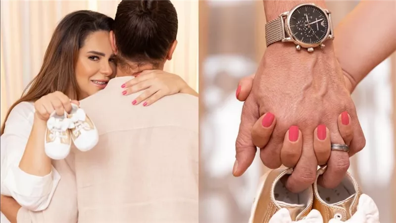 دنيا عبد العزيز تنشر صورا جديدة من حفل قدوم ابنتها