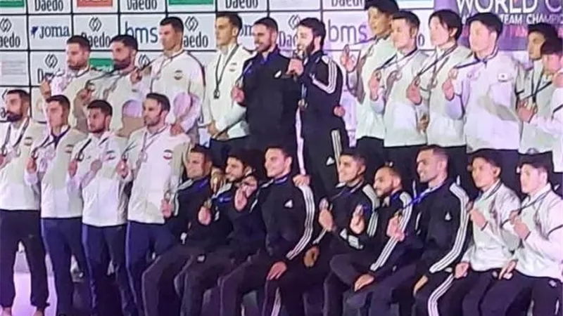 المنتخب المصري للكاراتيه يتوج بذهبية كأس العالم للرجال
