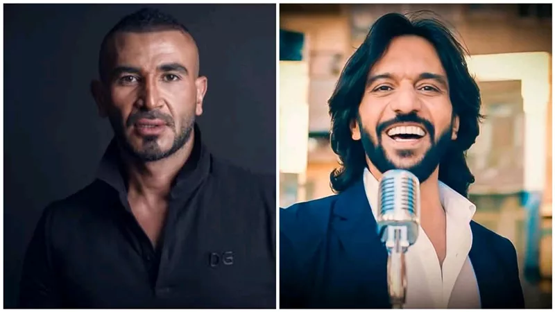بهاء سلطان وأحمد سعد في حفل 