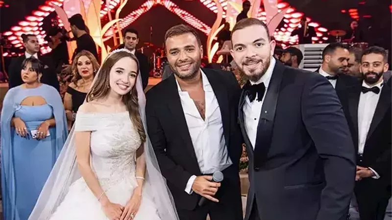 تامر أمين وعمرو الليثي يحتفلان بزفاف أبنائهما  