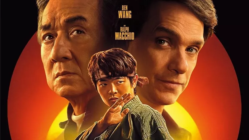 طرح الإعلان الدعائي لفيلم جاكي شان ورالف ماتشيو Karate Kid: Legends