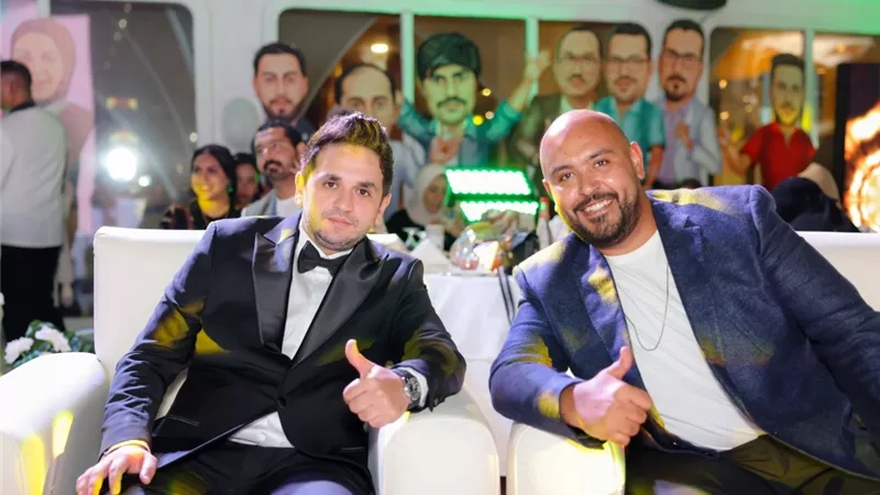 بالصور.. تكريم مصطفى خاطر وأحمد شيبه في حفل توزيع جوائز STARS بدبي 