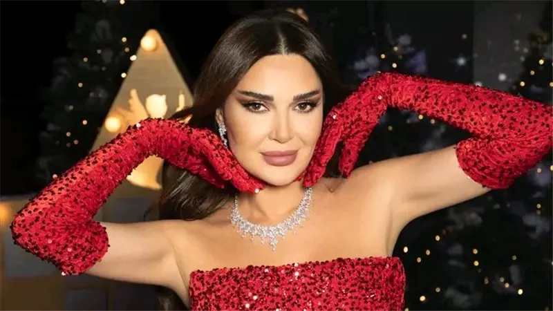 بالأحمر.. سيرين عبدالنور في أحدث جلسة تصوير احتفالا بالسنة الجديدة 2025 