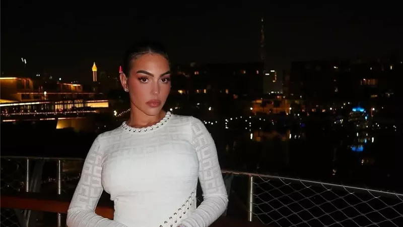 جورجينا رودريغيز وكريستيانو رونالدو يحتفلان بالعام الجديد في دبي 