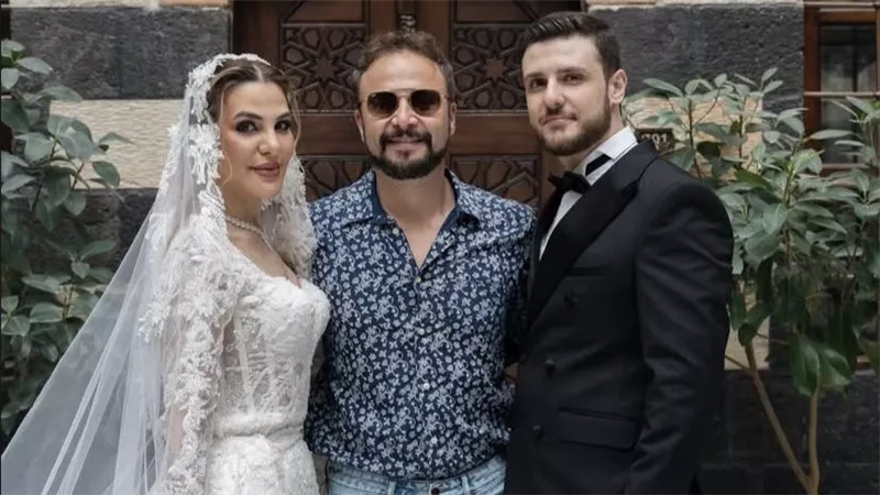 مكسيم خليل يحتفل بزفاف شقيقته ديانا في دمشق 