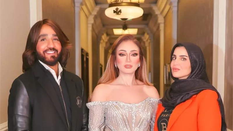 ريهام سعيد تخطف الأنظار بإطلالتين من تصميم هاني البحيري وجويرة 