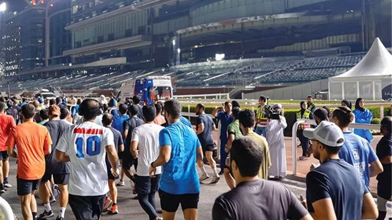 سباق الجري في دورة ند الشبا يجمع 4300 عداء من مختلف أنحاء العالم