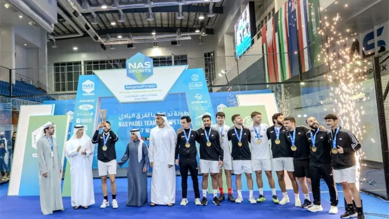 فريق الإمارات يحقق لقب بطولة ند الشبا للبادل 