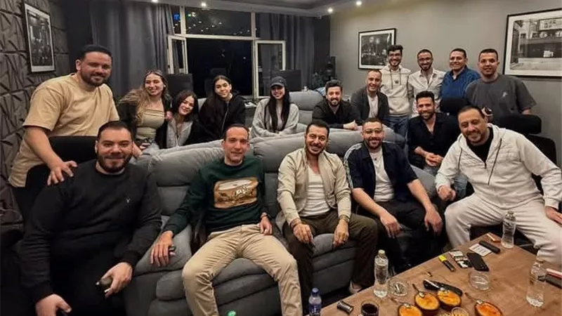 فركش.. مصطفى شعبان يحتفل بانتهاء مونتاج آخر حلقات 