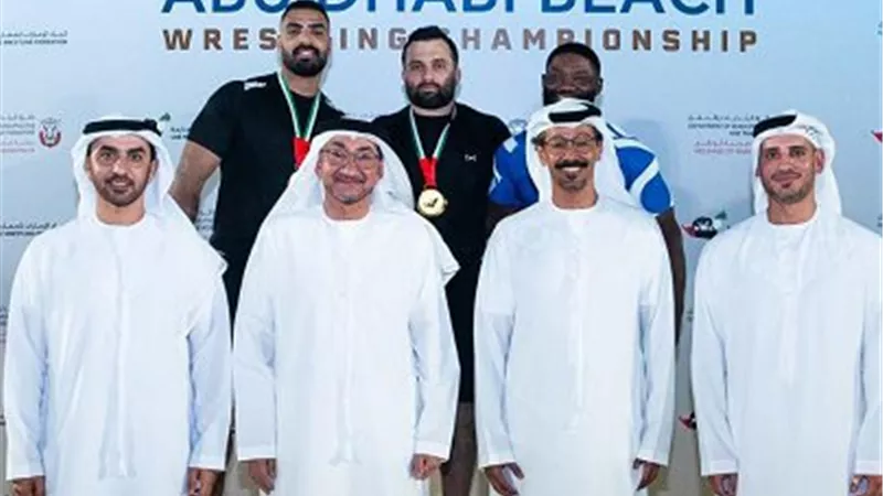 بطولة أبوظبي للمصارعة الشاطئية روسيا تتصدر والإمارات تؤكد ريادتها في التنظيم الرياضي