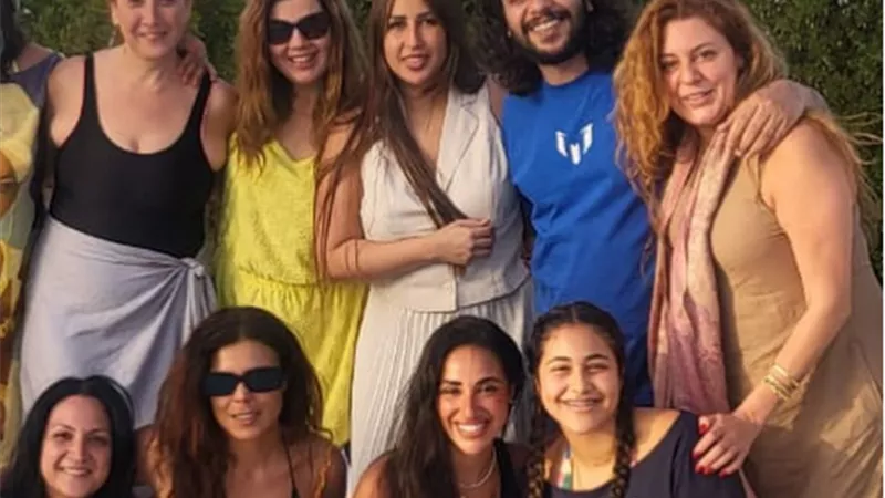 ناهد السباعي تحتفل بشم النسيم مع عائلتها 
