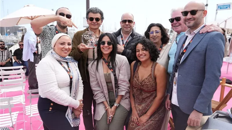 الجناح المصري يفوز بجائزة أفضل تصميم في مهرجان كان السينمائي 2025