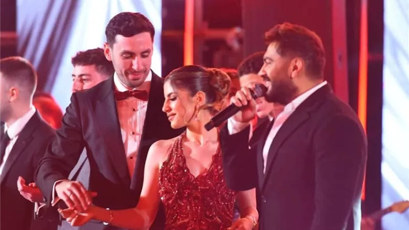 مريام فارس وتامر حسني يحييون حفل خطوبة ابنة رجل الأعمال باسل سماقية