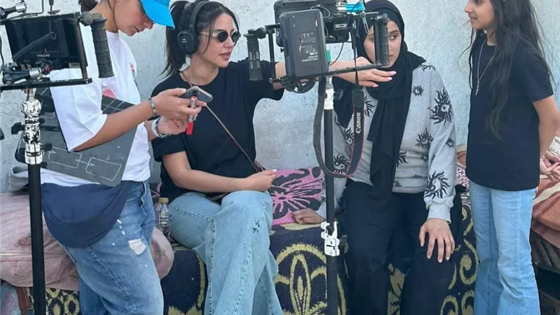 النجمة درة تشارك في مهرجان روتردام للفيلم العربي بفيلمها وين صرنا