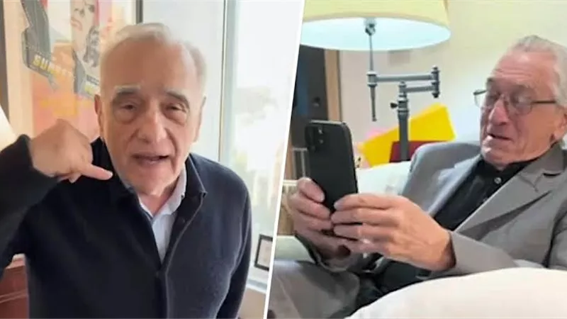 شاهد.. فيديو مزاح روبرت دي نيرو مع المخرج سكورسيزي الذي حصد 199 مليون مشاهدة في يوم 
