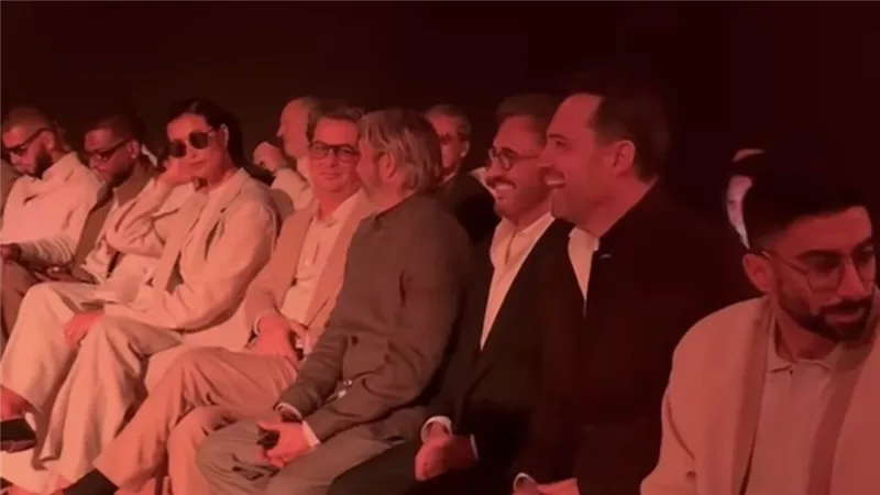 صور.. كاظم الساهر وظافر العابدين يتألقان في عرض أزياء Zegna في دبي 