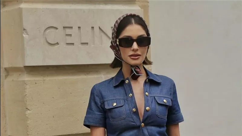 نور عريضة تشارك جمهورها إطلالتها في فعاليات عرض أزياء Celine بباريس (
