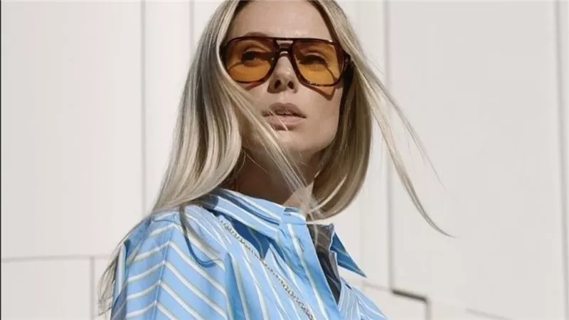  Baby blue.. لون الهدوء والأناقة الذي يكتسح صيحات الموضة