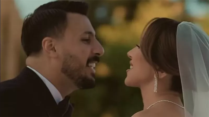 وسام قطب يحتفل بزفافه على سارة سامي وسط أجواء مبهجة