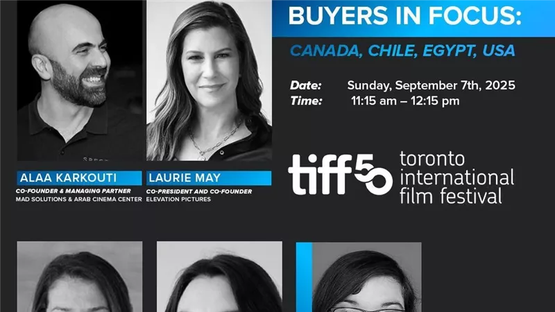  علاء كركوتي يشارك في ندوة Buyers in Focus بمهرجان تورونتو لمناقشة استراتيجيات بيع وتوزيع الأفلام 