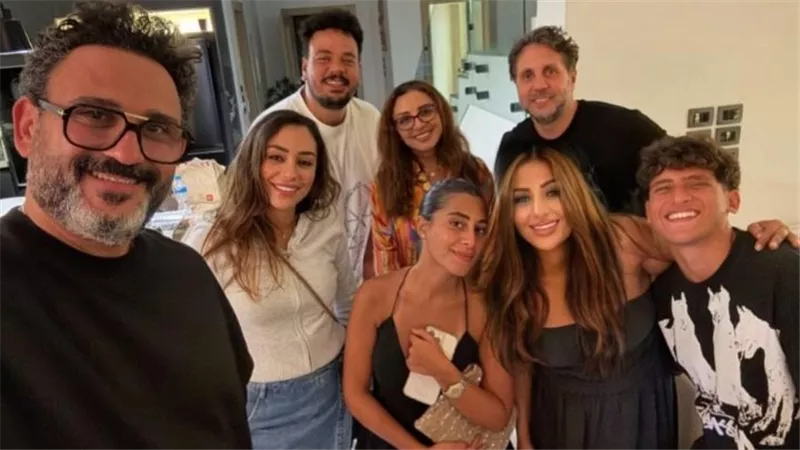 أنغام في ظهور مميز مع نجلها إلى جانب أكرم حسني وهشام ماجد ومصطفى غريب