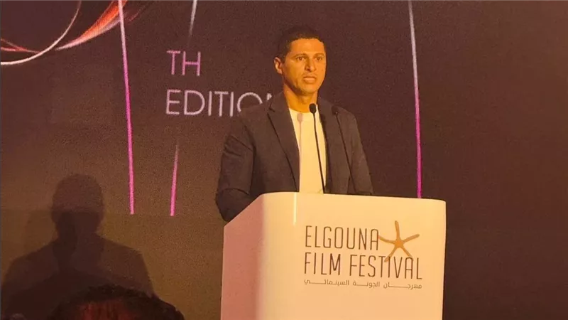 ثلاثة أخبار مهمة أعلنها عمرو منسي في مؤتمر الجونة السينمائي