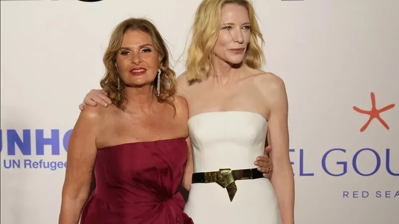 بحضور يسرا.. نجوم الفن في حفل عشاء كيت بلانشيت Cate Blanchett Gala Dinner بمهرجان الجونة السينمائي