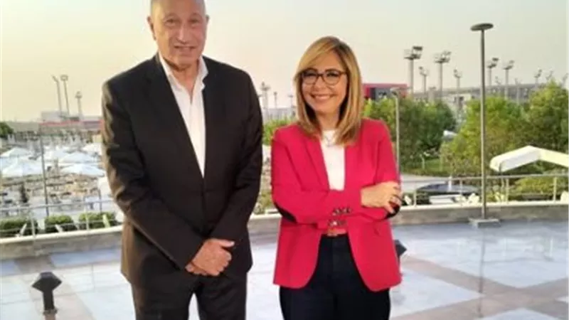 لميس الحديدي توجه الشكر لـ محمود الخطيب بعد حوارهما الاستثنائي