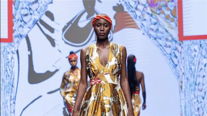Eki Silk تحتفي بالحرير والأنوثة في عرض آسر خلال Lagos Fashion Week 2025