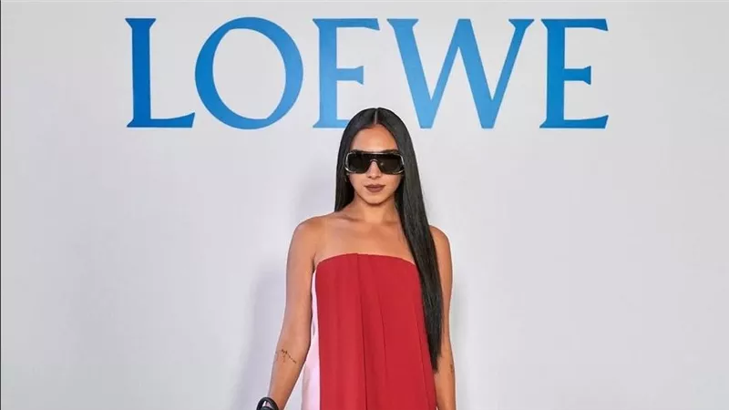 سلمى أبو ضيف سفيرة العلامة التجارية لويفي  LOEWE