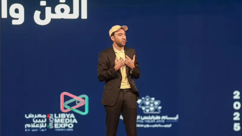 منتدى طرابلس للإعلام الحكومي.. محمد سلام: الكوميديا أصعب من الدراما.. وسعيد باحتفالي بمسلسل 