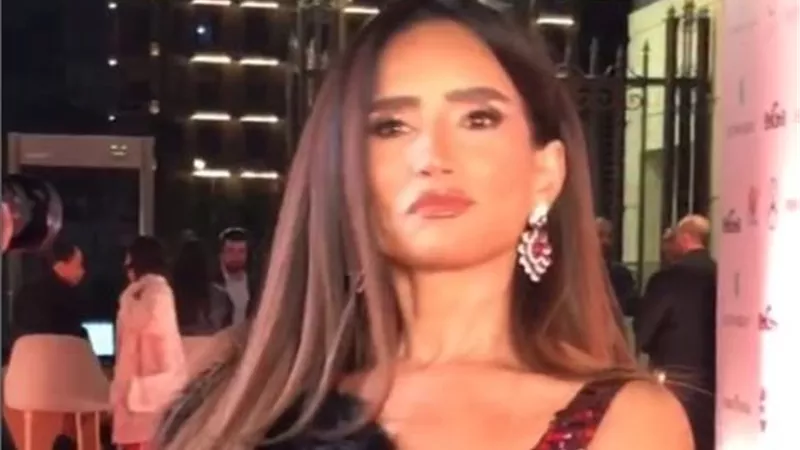 زينة وناهد السباعي وعمرو يوسف وداليا مصطفى في حفل Enigma Magazine
