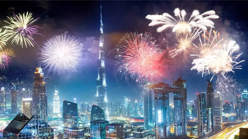 احتفالات رأس السنة في دبي .. تعرف على خريطة الطرق ومواعيد إغلاق الشوارع المحيطة ببرج خليفة