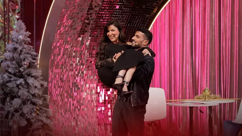 مي عمر ومحمد سامي ضيوف الأبلة فاهيتا في برنامج 