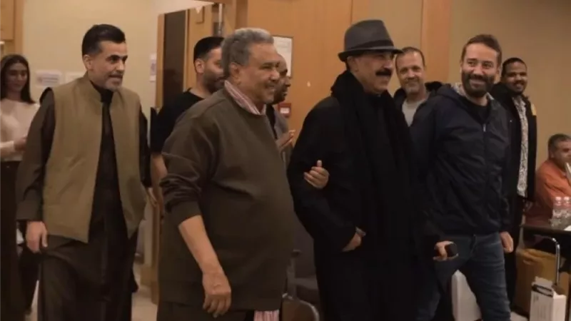 تفاصيل زيارة الرويشد لفنان العرب في بروفاته في الكويت