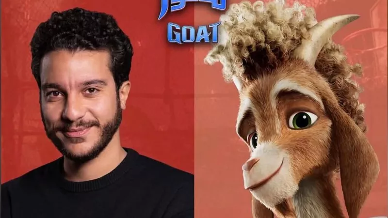 نور النبوي بطل النسخة العربية لفيلم الانيميشن العالمي 