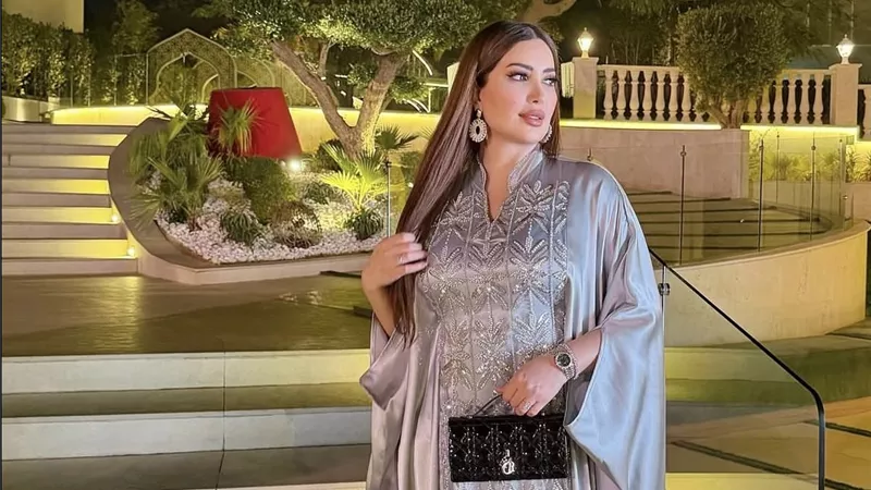 نسرين طافش تتألق بإطلالة رمضانية فضية تجمع بين الرقي والبساطة