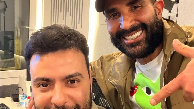 أحمد سعد ومدين يحتلان المرتبة الأولى على يوتيوب بأغنية 