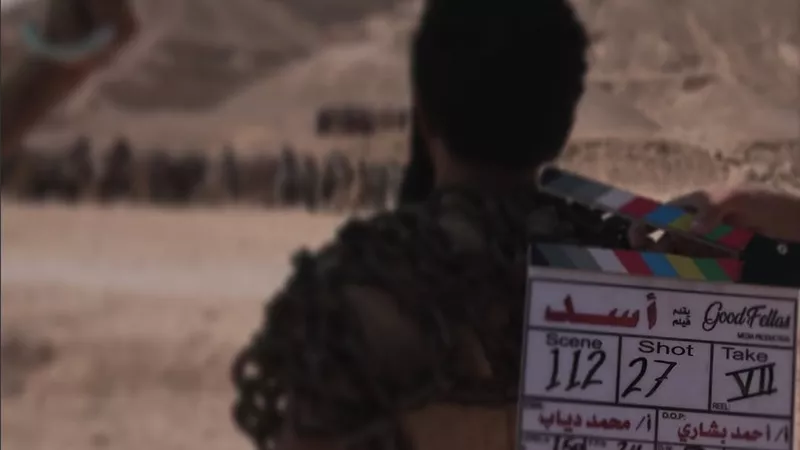 بالفيديو | ميكينج من كواليس فيلم اسد 