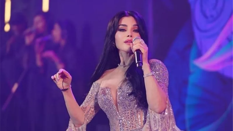 هيفاء وهبي تشعل الاجواء فى حفل القاهرة |صور وفيديو 