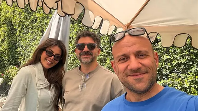أحمد مكي وريهام حجاج والمخرج يحيى إسماعيل في صورة واحدة.. هل يتعاونا في عمل جديد؟