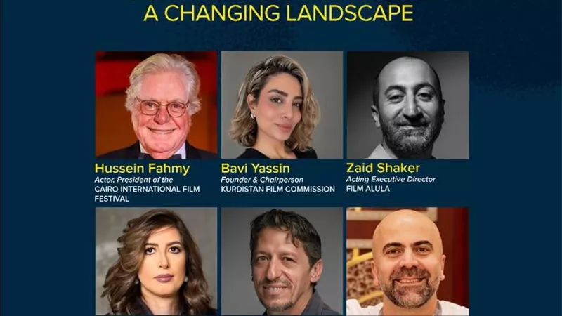 حسين فهمي وهناء العمير وجهاد عبدو في صدارة ندوة التحديات التي تواجه المبدعون العرب في كان