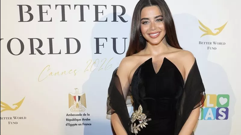 يارا السكري تتألق في حفل Better World Fund بـ كان
