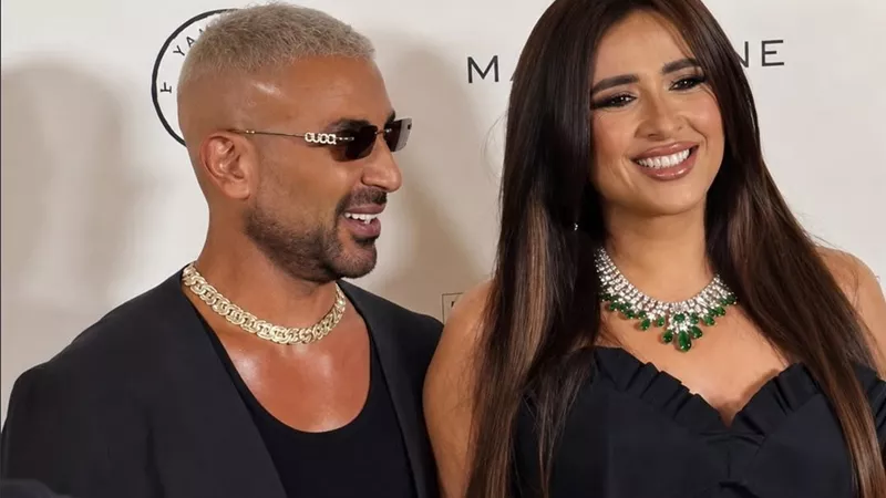 بالصور| تكريم ياسمين عبد العزيز وأحمد سعد فى كاليفورنيا