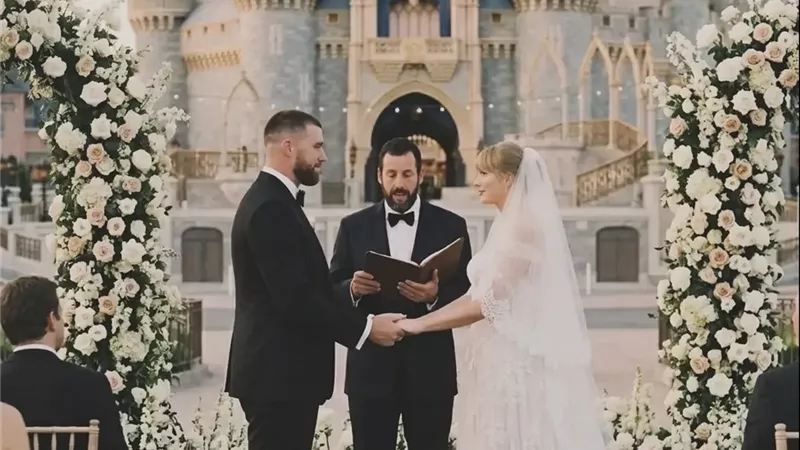     نجوم هوليوود يحولون زفاف تايلور سويفت إلى عرض أزياء عالمي