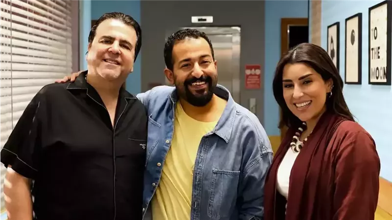 10 حلقات من الكوميديا.. تفاصيل مسلسل أيتن عامر وإبراهيم الحجاج